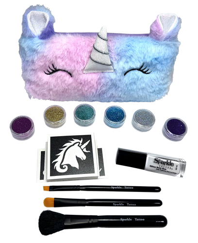 Glitter Sparkle Tattoo UNICORN Party Kit LIMITED TIME OFFER