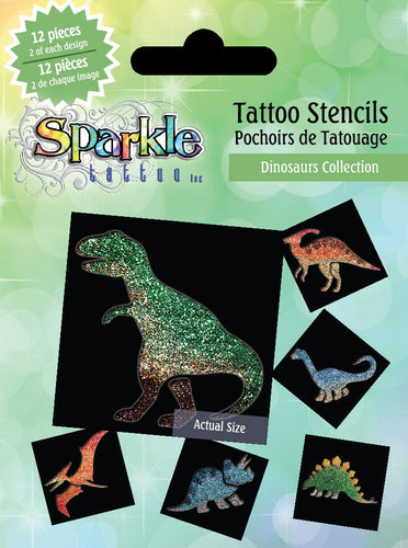 Tattoo Stencils Dinosaur Collection
