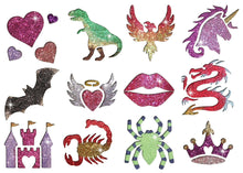 Glitter Tattoo Party Kit - Girls & Boys