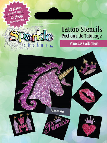 Tattoo Stencils Princess Collection