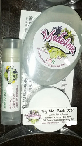 Try Me/Travel/Gift Packs  Hint of Mint